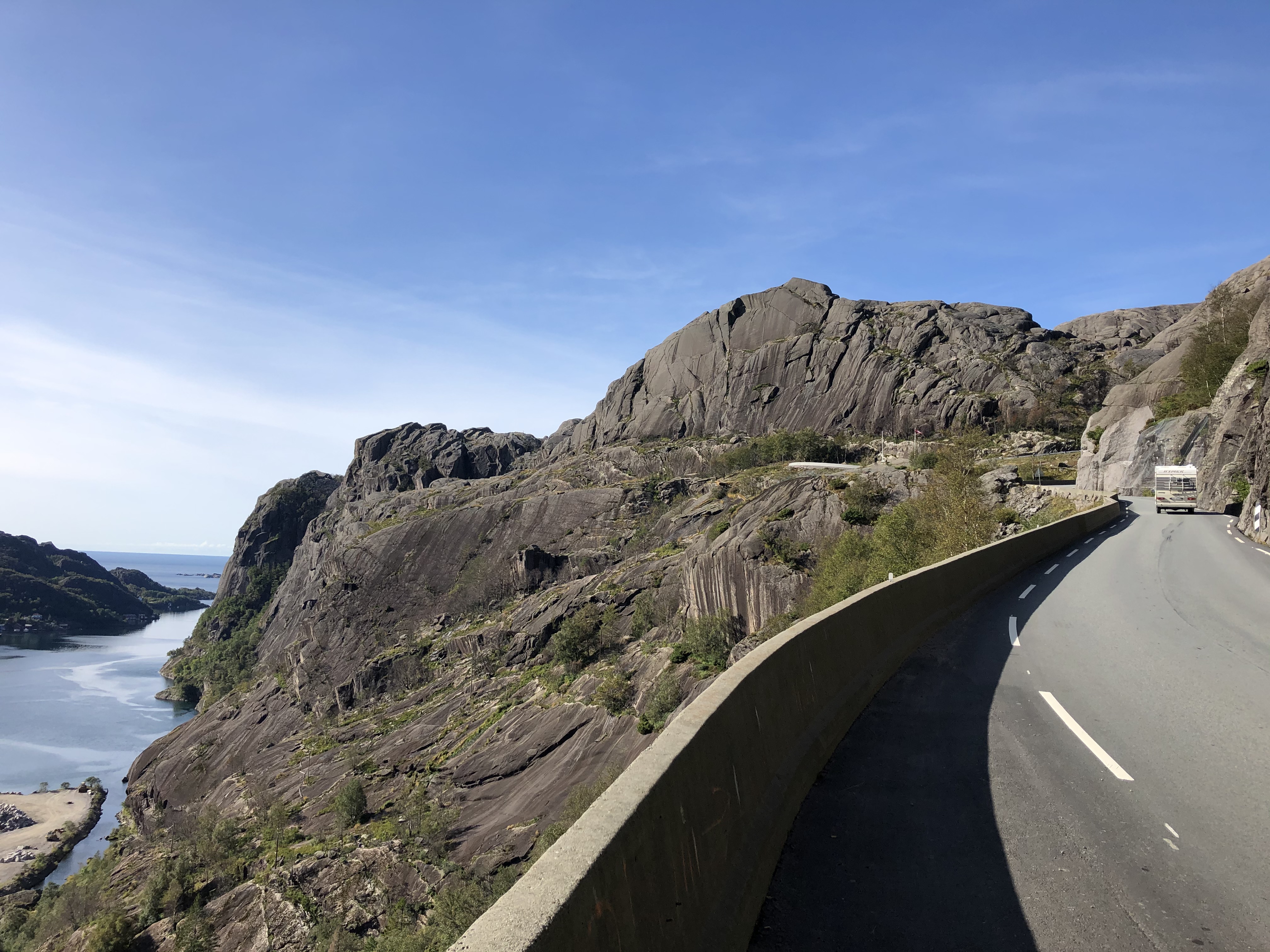 The North Sea Road (Nordsjøvegen) RV44 from Flekkefjord to