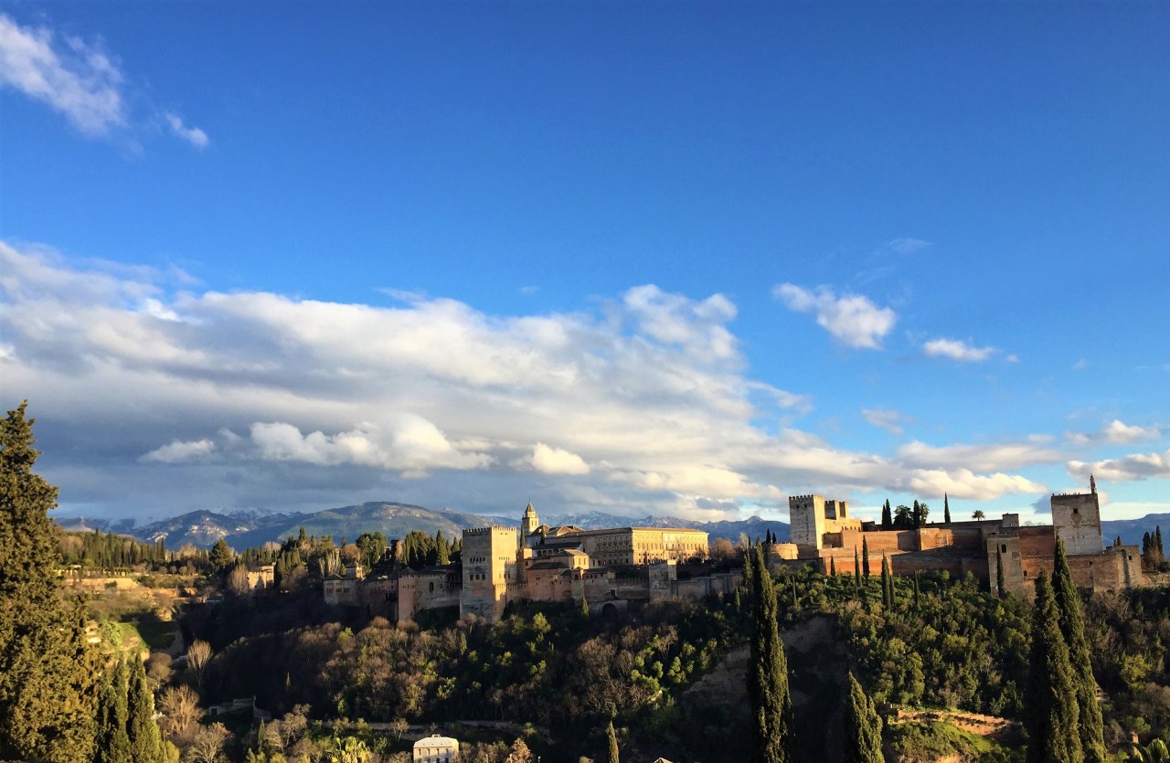 Alhambra Palace and Fortress Complex, Granada,&nbsp;Spain