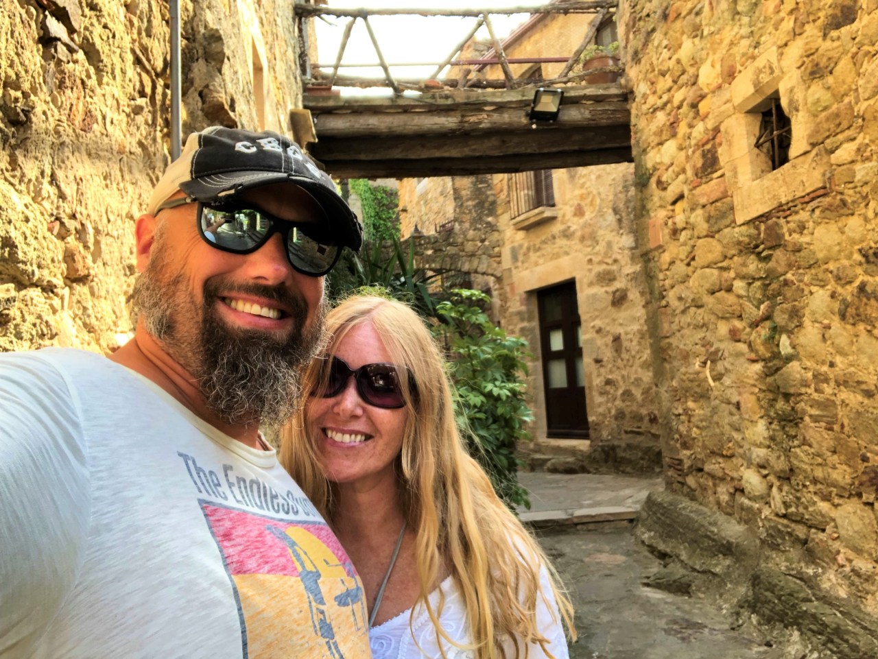 Spain’s Costa Brava, Part 3: the medieval town of Pals (elderly Spanish woman behind an ice cream counter in a small&nbsp;town)