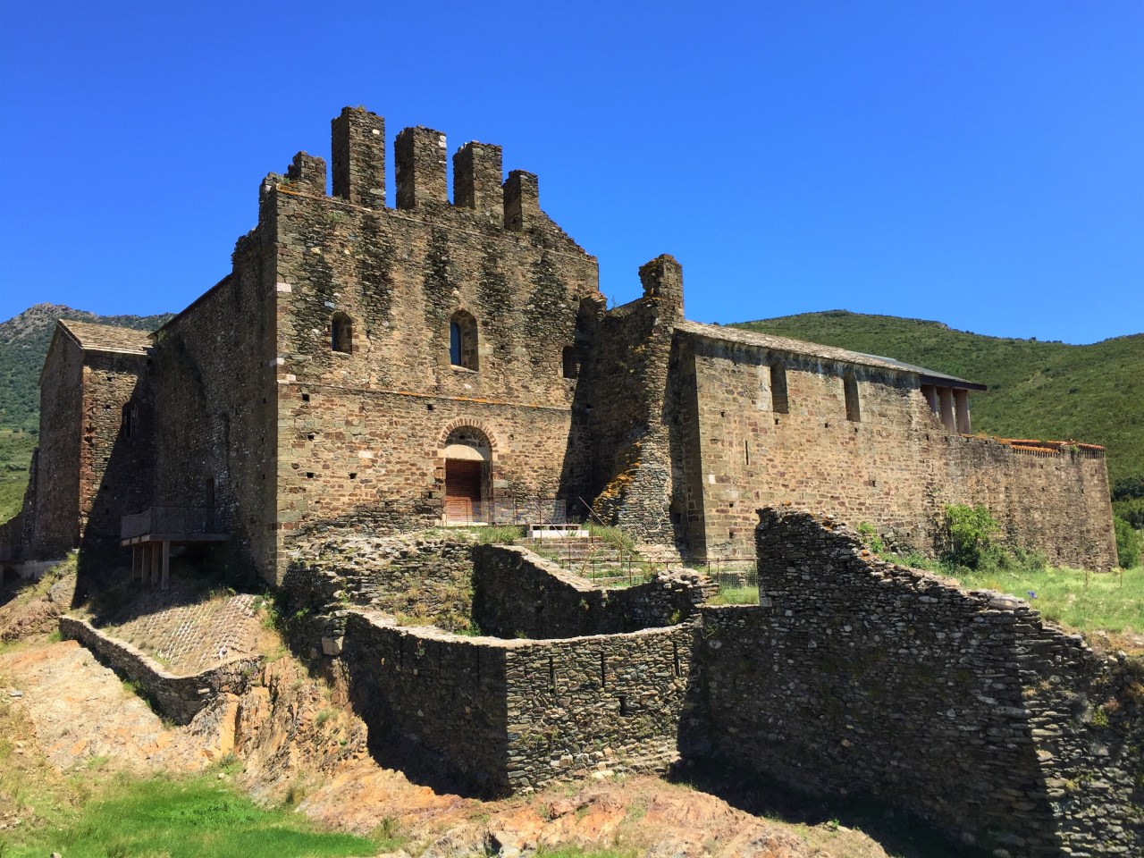 The Hidden Valley of Sant Quirze de Colera Monastery and El Corral de Sant Quirze, in Spain’s northern Catalunya&nbsp;Region